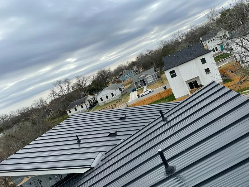 Standing seam metal roof panels with vents for Skylight Repair in Salt Lake City